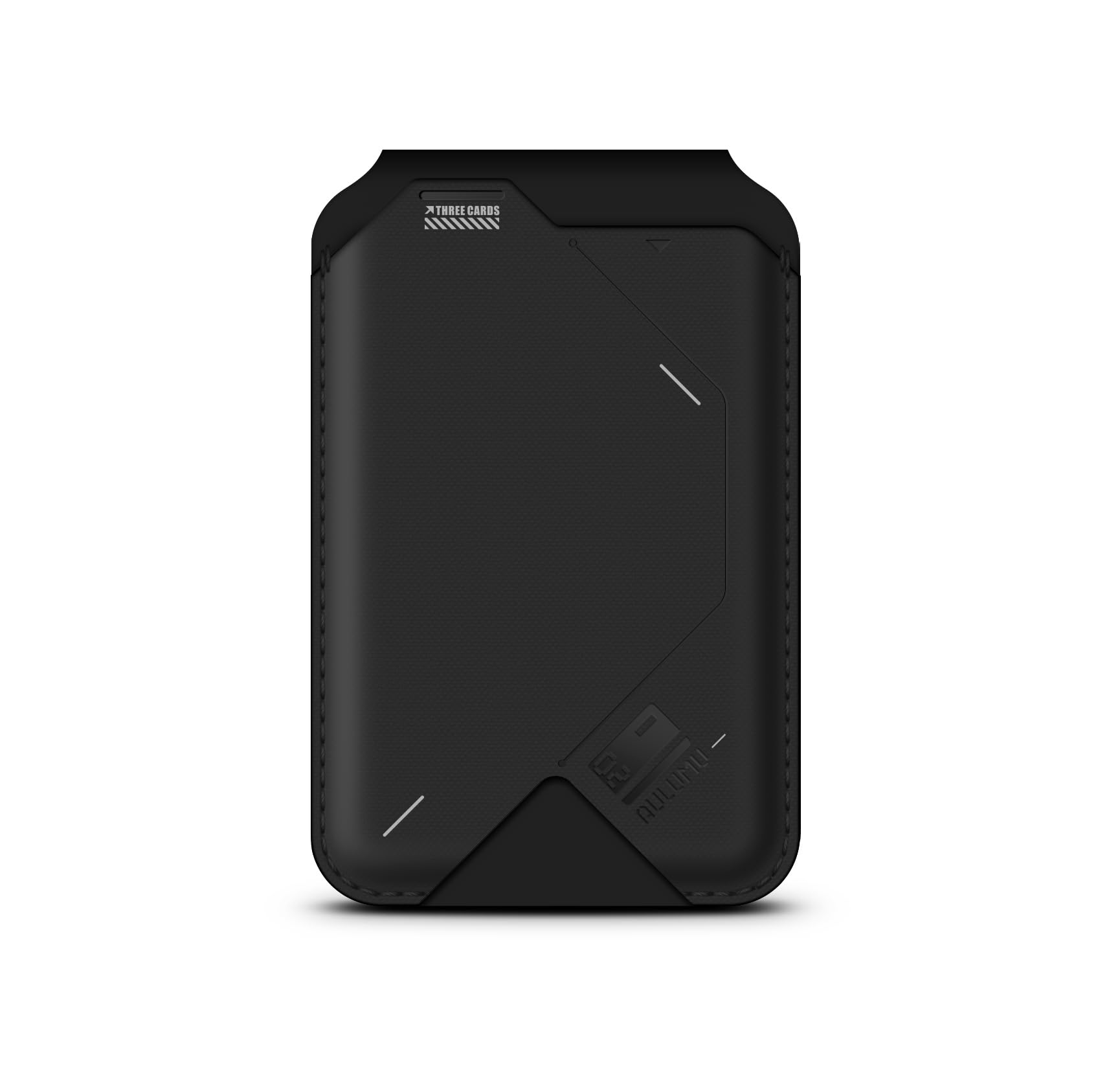 Aulumu G02 V2 Magnetic Wallet &Stand+A01 Titanium Case with Apple Watch Ultra Band 49MM[Black] Business Accessory Set - Image 4