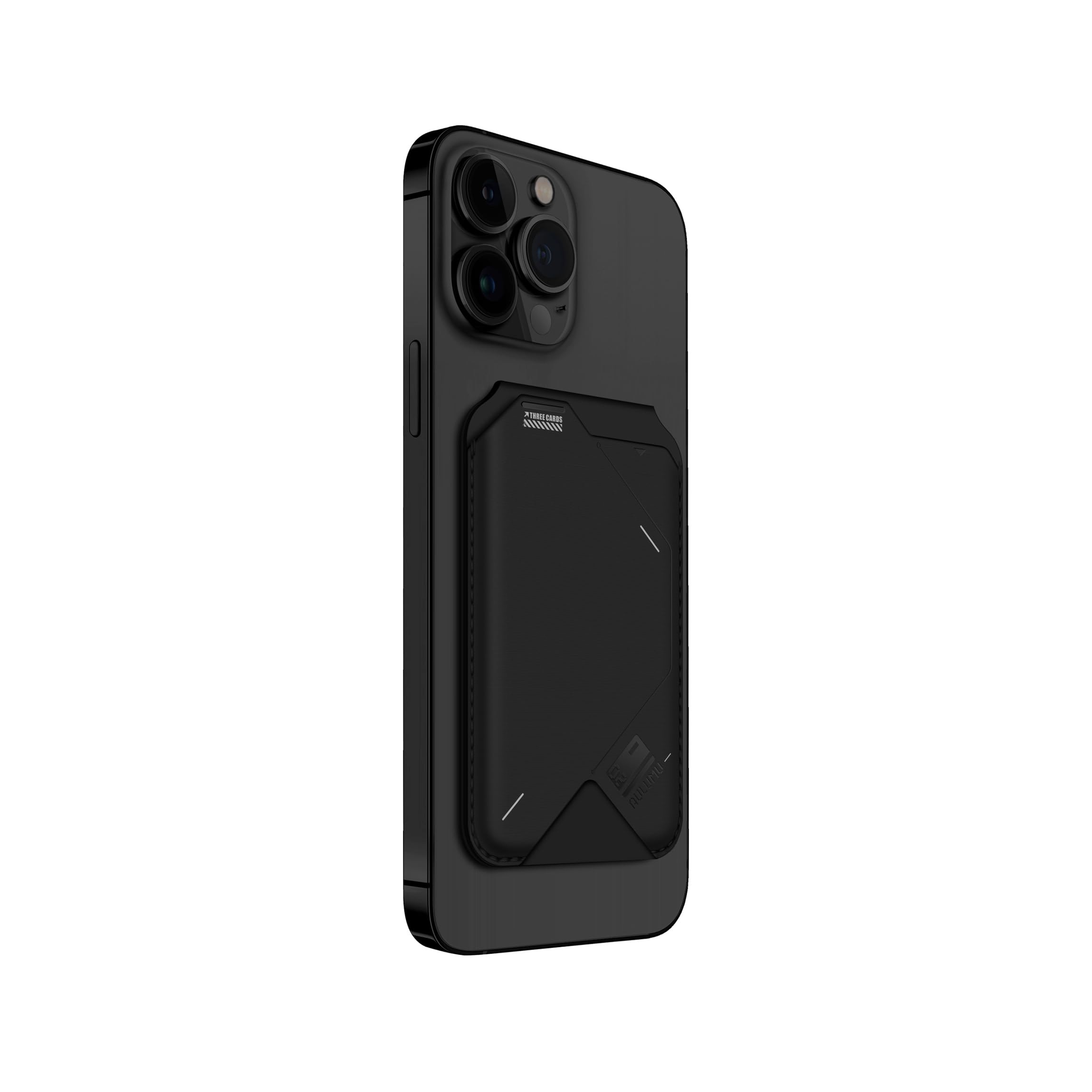 Aulumu G02 V2 Magnetic Wallet &Stand+A01 Titanium Case with Apple Watch Ultra Band 49MM[Black] Business Accessory Set - Image 8