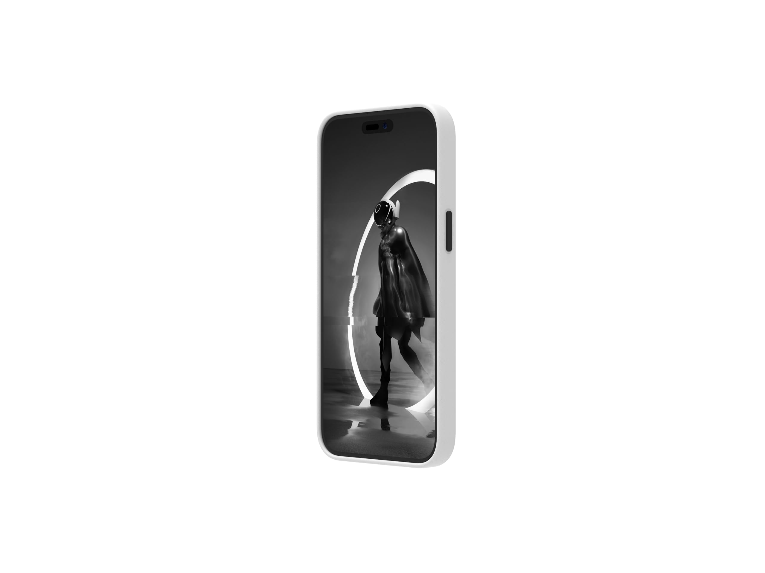 Aulumu Vegan Leather for iPhone 14 Pro Magnetic Case [Unique Cooling Window] - Compatible with Magsafe [Metal Individual Buttons] - A05 White - Image 6